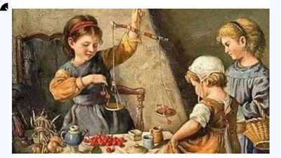 قصة الثلاث فتيات وجرة العسل