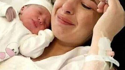 حماتي وجوزي دخلو غرفة العمليات وانا بولد