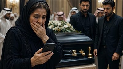 في جنازة زوجي وصلتني رسالة من رقمه: 